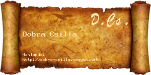 Dobra Csilla névjegykártya